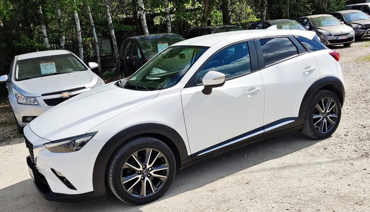 Mazda CX-3 cena 59850 przebieg: 64000, rok produkcji 2017 z Olecko małe 667